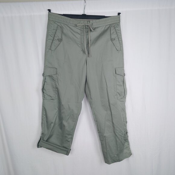 Pure Dkny Pants - DKNY Green Cargo Pants Medium Outdoor NWT